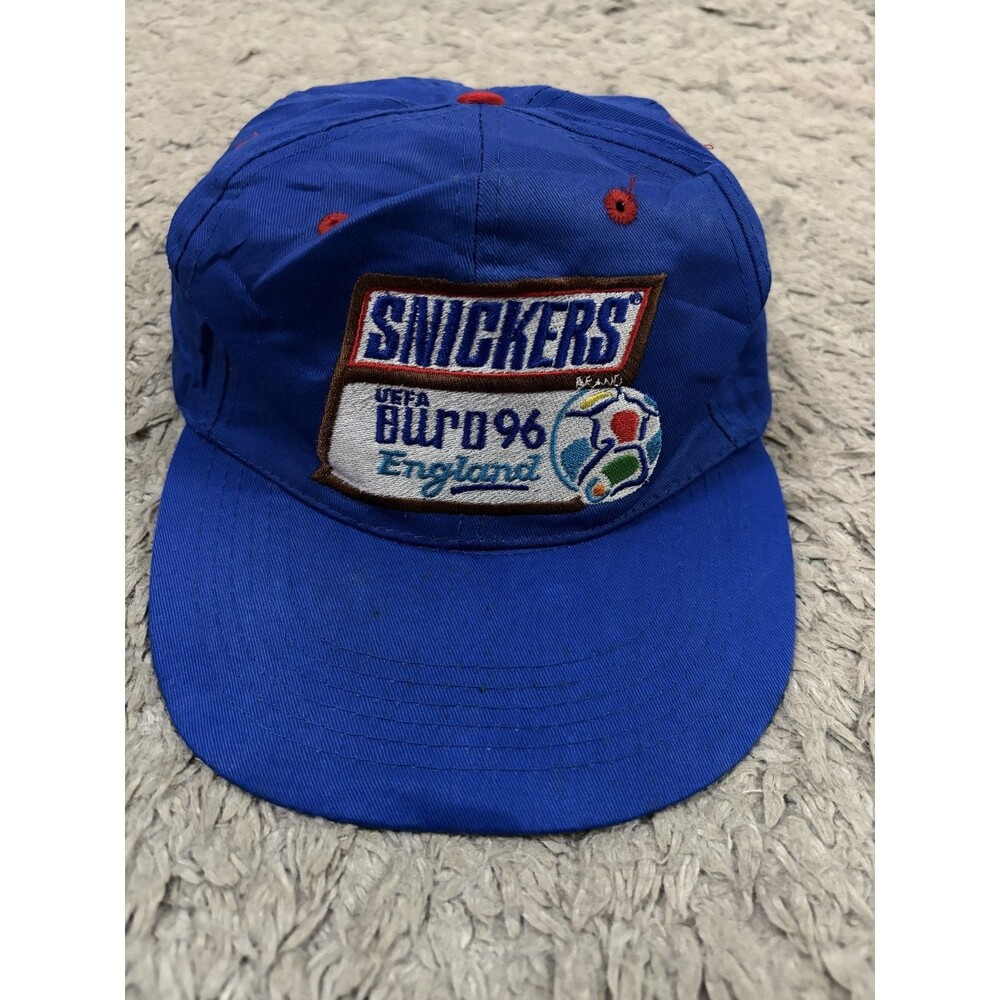 EURO 96/1996 ENGLAND:  SNICKERS FOOTBALL HAT/CAP: PRE-OWNED GOOD CONDITION LOOK!